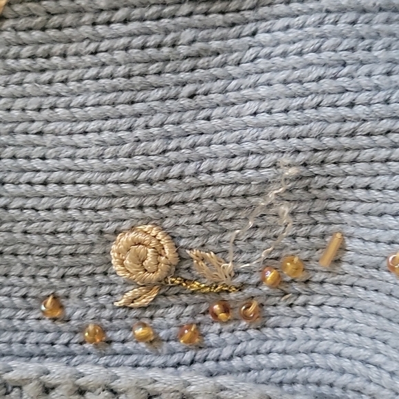 Storybook Knits Blue Embroidery Sweater - Picture 12 of 12